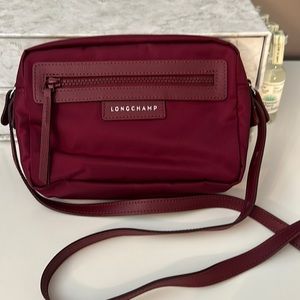 Longchamp Pliage Neo Crossbody Bag in Black Currant
